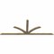 Ekena Millwork Richland Rough Sawn Timber Gable Bracket, Douglas Fir, 108"W x 40"H x 2"D x 4"F, 9/12 Pitch GBW108X40X0204RIC00RDF - alternate 2